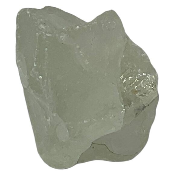 Clear Translucent Art Glass Cullet Glowing Manganese Slag Glass #5GX89 - Picture 3 of 8